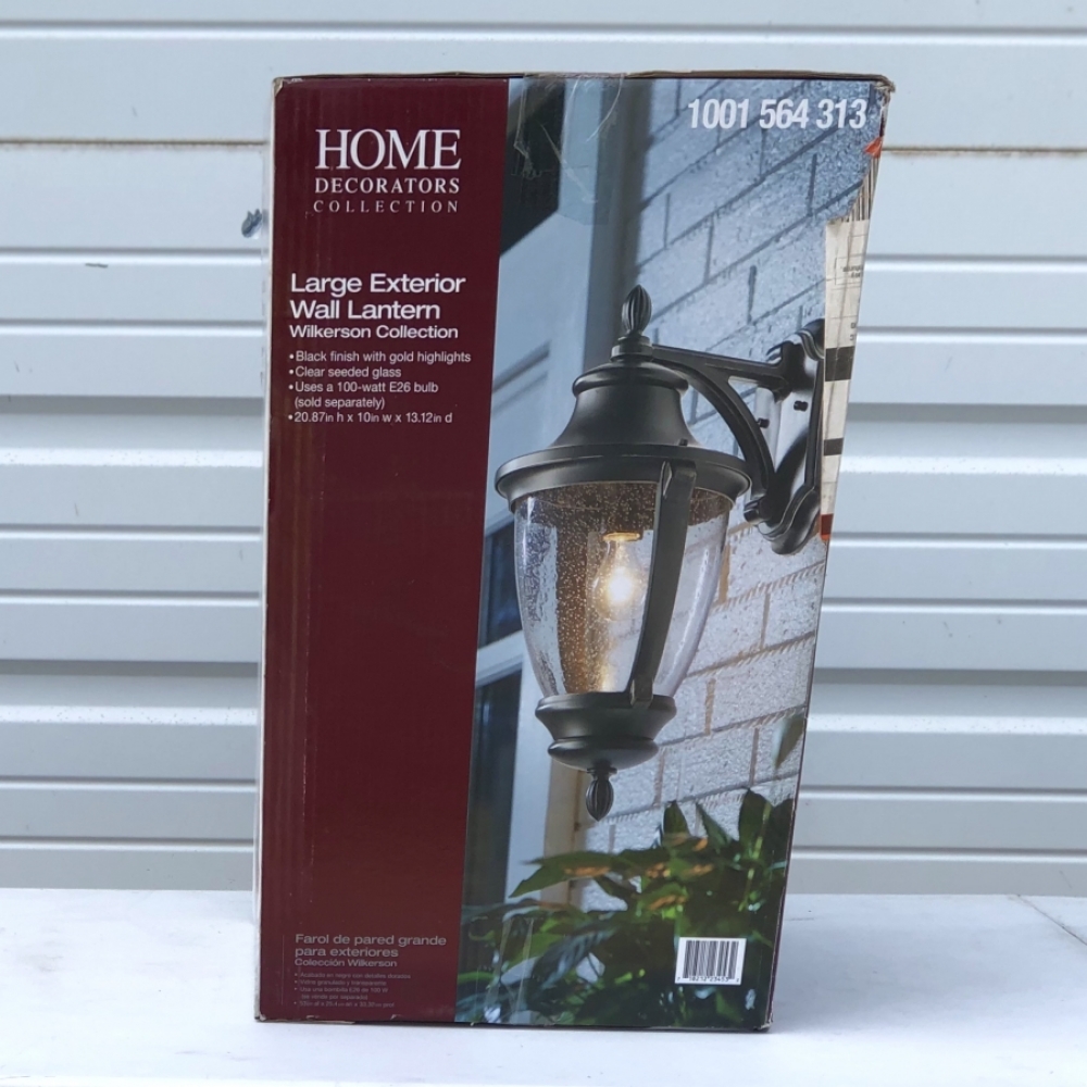 Brownsville Auctions Large Exterior Lantern by Home Decorations